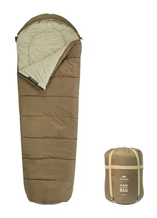Спальник з капюшоном naturehike mj600 cnk2300sd014, коричневий