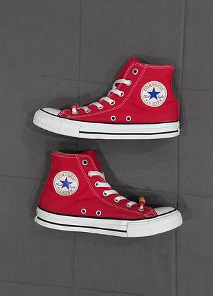 Кеды унисекс converse красные- размер 38