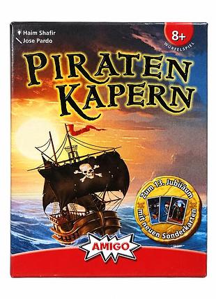 Настольная игра amigo piraten kapern (пиратские приключения) - семейная игра с кубиками и картами, 2-5 игроков, 8+