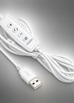 Usb кабель с 4-х кнопочным диммером и переключателем цвета cct 5v, 1.5м для кольцевых ламп и led-лент