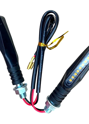 Поворот тонкий led бігаючий жовтий сигнал повороту