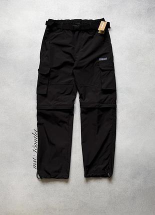 Штани-шорти карго patagonia gore-tex 2в1 трансформери штани патагонія чорний, m