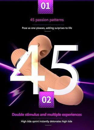 Вибратор - basia thtusting vibrator 2in1 sexstyle 5