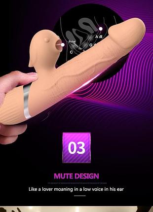 Вибратор - basia thtusting vibrator 2in1 sexstyle 6