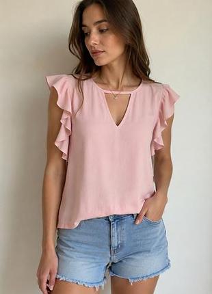 Блузка рожева bershka розмір xs