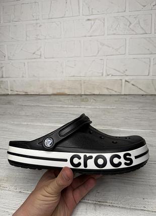 Крутые черные crocs кроксы m7 w 9 размер 39-40