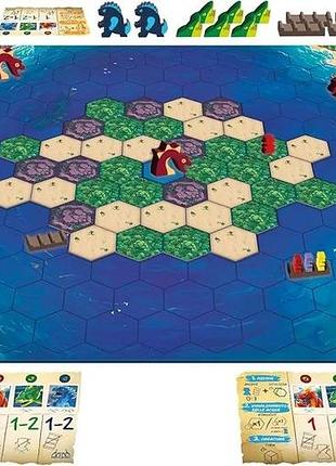 Настільна гра asmodee survive the island (італійська версія) для 2–5 гравців, 8+