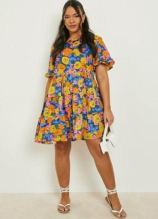 Нова міні сукня boohoo у квітковий принт