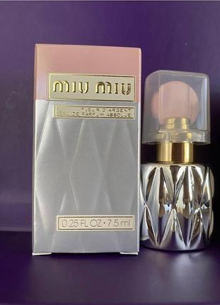 Миниатюра парфюма miu miu miu