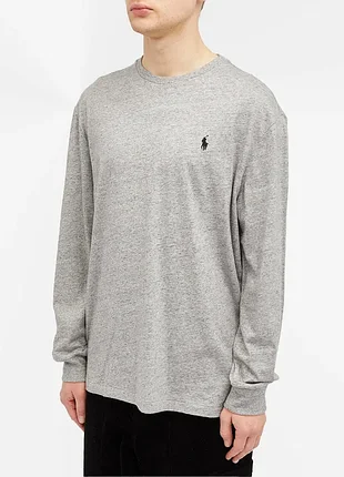Сірий лонгслів polo ralph lauren. оригінал xl - xxl
