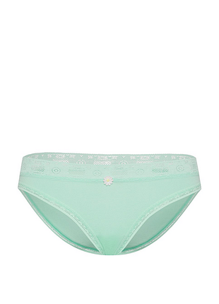 Victoria´s secret трусики бикини xs cotton lace-trim bikini panty виктория сикрет