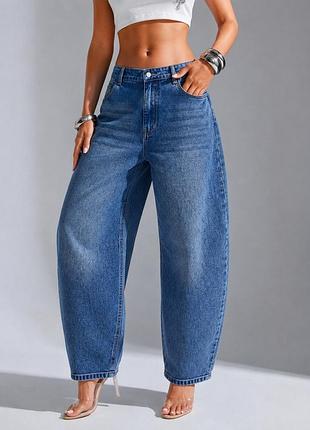 Женские джинсы baggy стрейч :50-52,54-56,58-60 синие