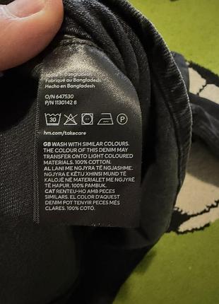Джинсовий оверширт h&m 3