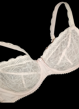 Телесный кружевной бюстгальтер marks&spencer 36b 80b