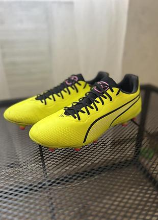 Футбольні бутси puma king pro fg/ag (артикул 107566-05)