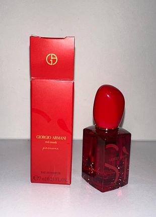 ❤️giorgio armani si passione red musk, миниатюра 7 мл, оригинал