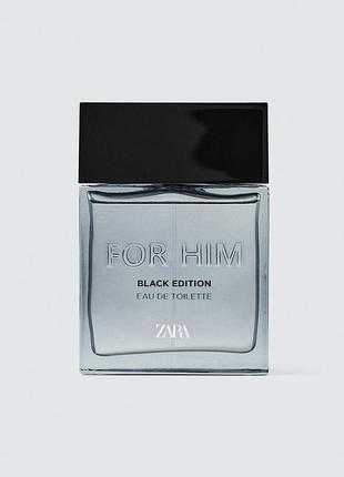 Мужская парфюмированная вода от zara for him black edition 90ml