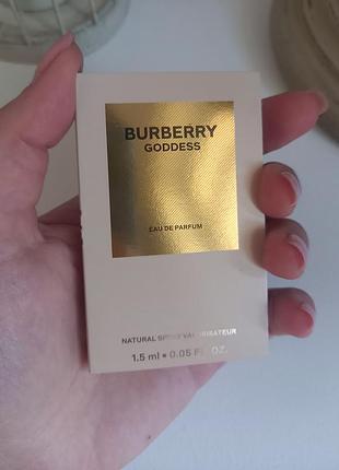 Burberry goddess eau de parfum, 1.5 мл