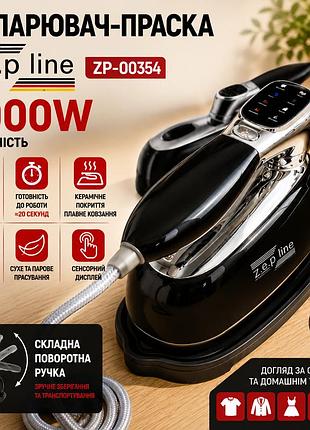 Отпариватель-утюжок zepline zp-00354 2000 вт для вертикального и горизонтального глажения