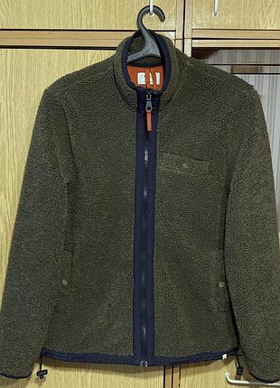 Шерпа флісова,хутряна куртка farah pato full zip borg fleece retro jacket.оригінал.
