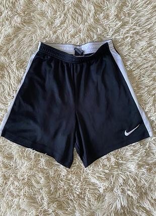 Чорні велосипедки nike з білими вставками