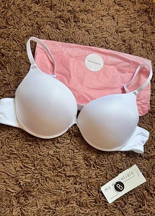 Гладкий білий бюстгальтер з пуш-ап 80b women secret