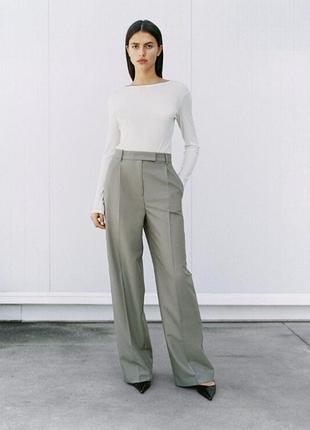 Стильные широкие брюки zara