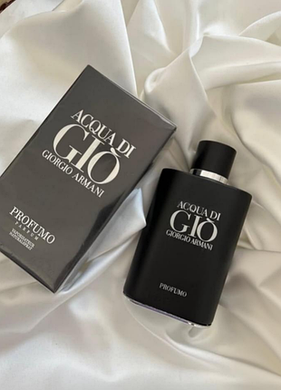 Парфюм мужской acqua di giлугo profumo giorgio armani 100 мл армани аква диджио профумо черные арманы духи мужественный джорджио профум парфюм парфюм