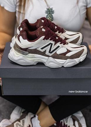 Женские кроссовки светлые легкие удобные new balance 9060