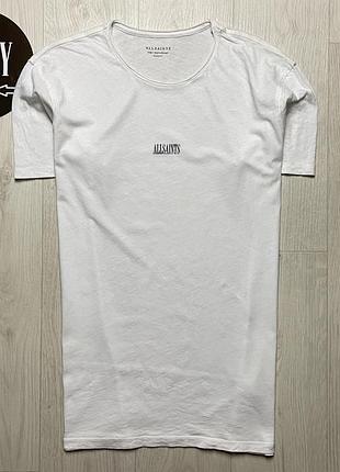 Мужская белая футболка allsaints, размер l