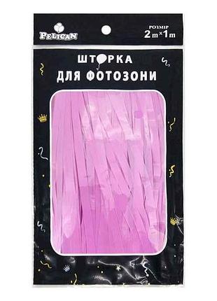 Шторка для фотозони 1m*2m флуоресцентна #182 фіолетовий арт.872182 тм pelican