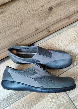 Clarks женские кожаные туфли 42, 43 размер