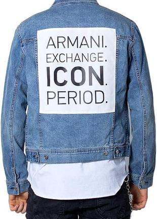 Джинсовка armani exchange icon унисекс. оригинал