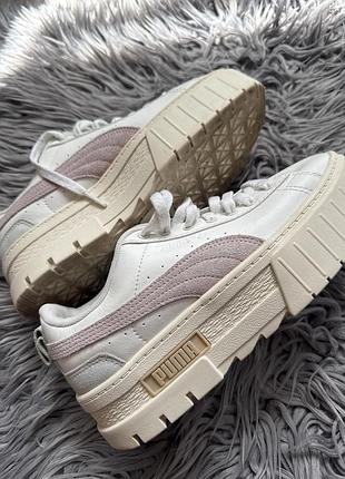 Шкіряні кеди на масивній пілошві puma