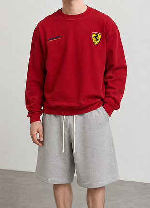 Винтажный свитшот ferrari. оригинал l