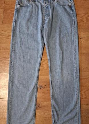 Джинси чоловічі сині levis прямі, розмір l.