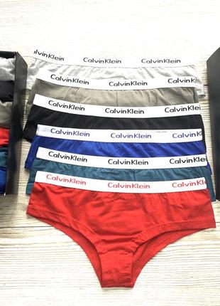 Плавки женские calvin klein 6штук в фирменной упаковке2 фото