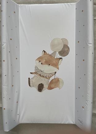 Сповивальна дошка ceba baby ultra light fox with balloon білий 50 х 70 см