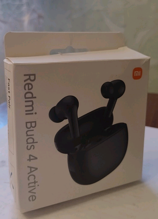 Беспроводные наушники xiaomi redmi buds 4 active (black)