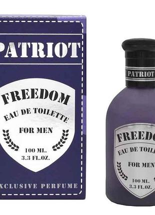 Туалетная вода для мужчин 100мл freedom тм patriot