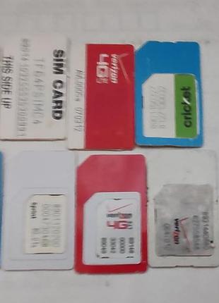 Продаю 11 американських sim-карток (verizon, t-mobile, sprint, cricket, boost)