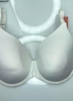 Бюстгальтер класичний на тонкому  паралоні з пушап hunkemoller - білий, 75f, 85f, 90e