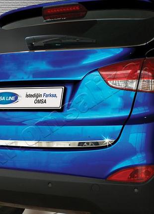 Накладка хромированная на кромку багажника hyundai ix35 2010-, omsaline, 3208052