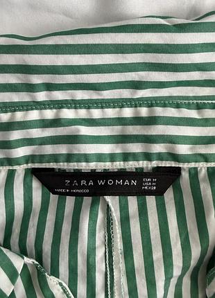 Новая рубашка zara, размер м, 109% cotton