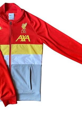 Хлопчача спортивна кофта nike liverpool fc academy anthem jacket m (137–147 см), оригінал