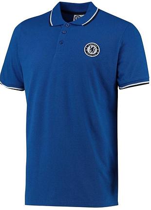 Офіційне поло chelsea fc polo челсі футбол m-l сине