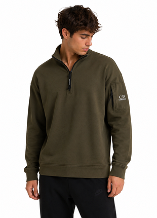 Світшот кофта c.p. company half zip sweatshirt оригінал l-xl