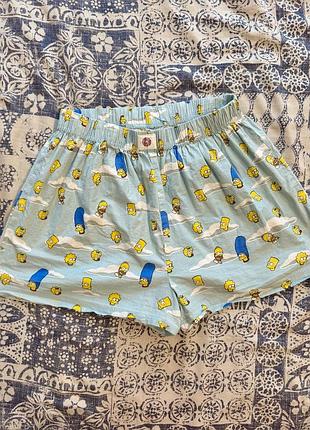 Піжамні шорти simpsons x primark