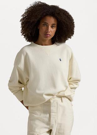 Кремовый свитшот polo ralph lauren