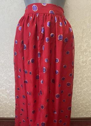 Шовкова спідниця р.l hand made